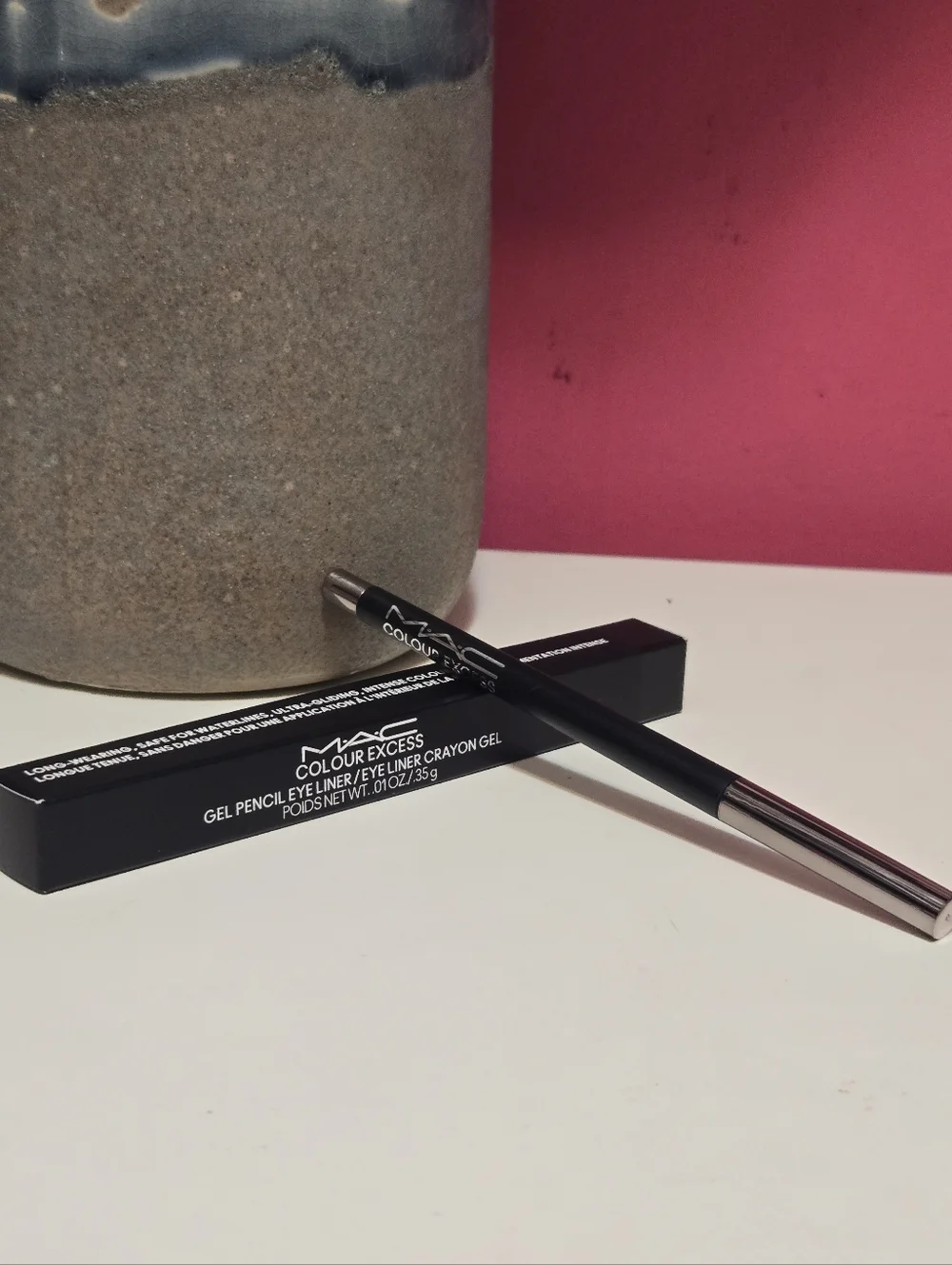 NEW MAC Cosmetics Colour Excess Glide Or Die Black Gel Pencil Eye Liner